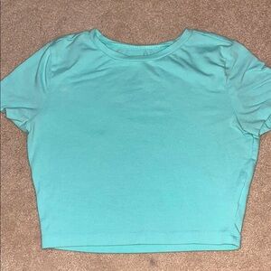 Women's Aqua Blue Top